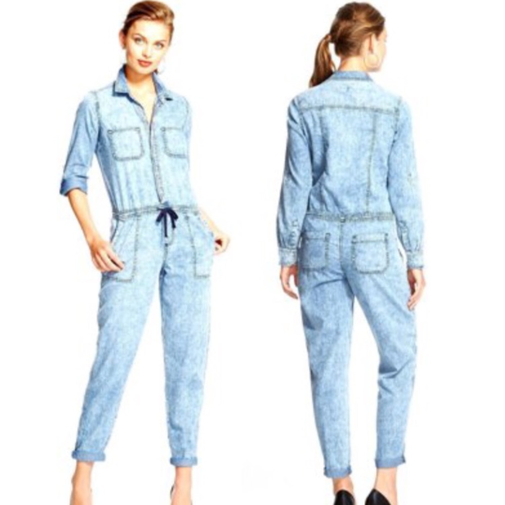 Dollhouse denim jumpsuit